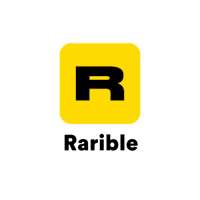 the r logo on a black background